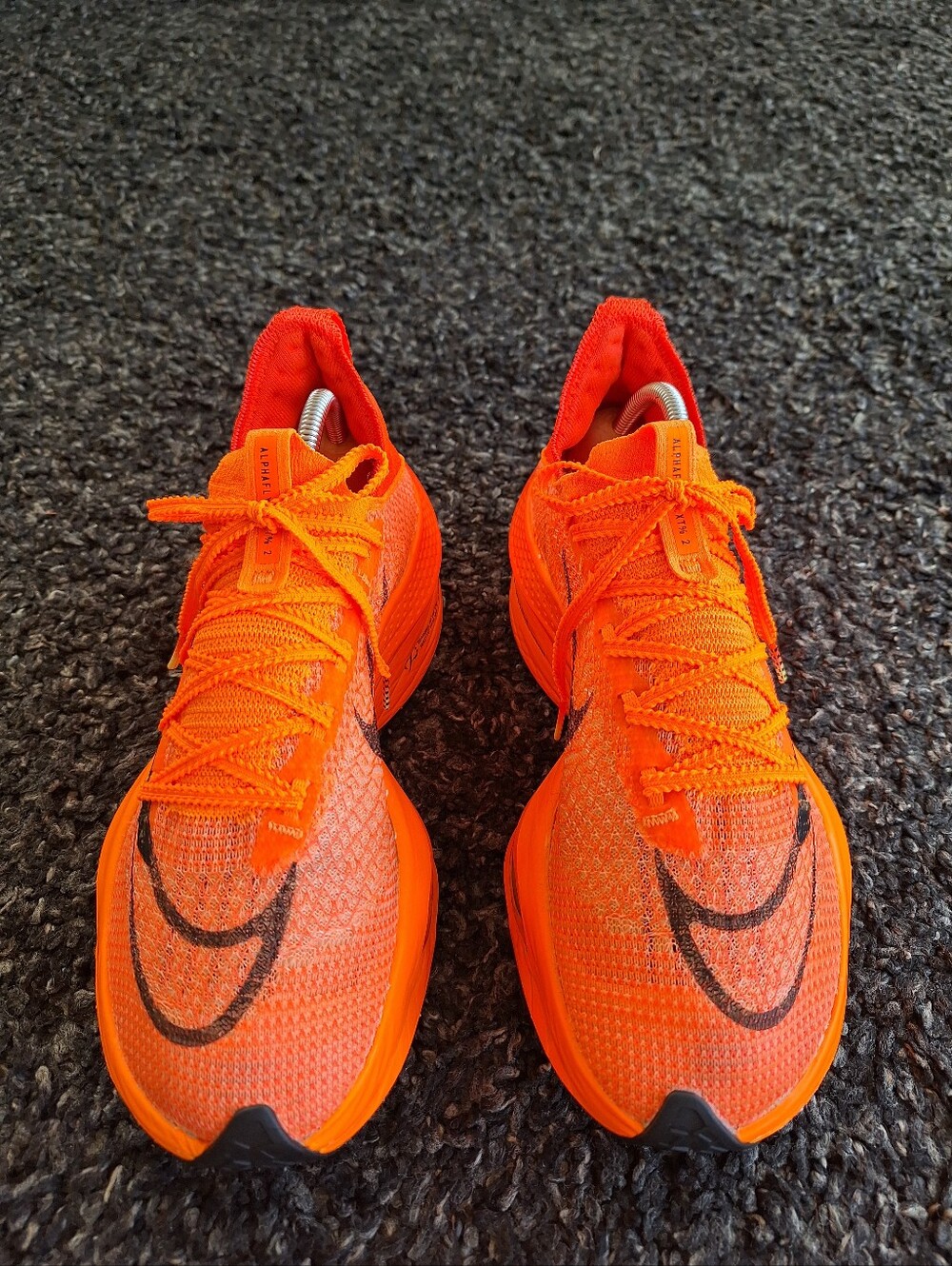 Nike Air Zoom Alphafly NEXT% 2 Women's Shoes Orange/Black AtomKnit US 9.5 - Picture 3 of 14